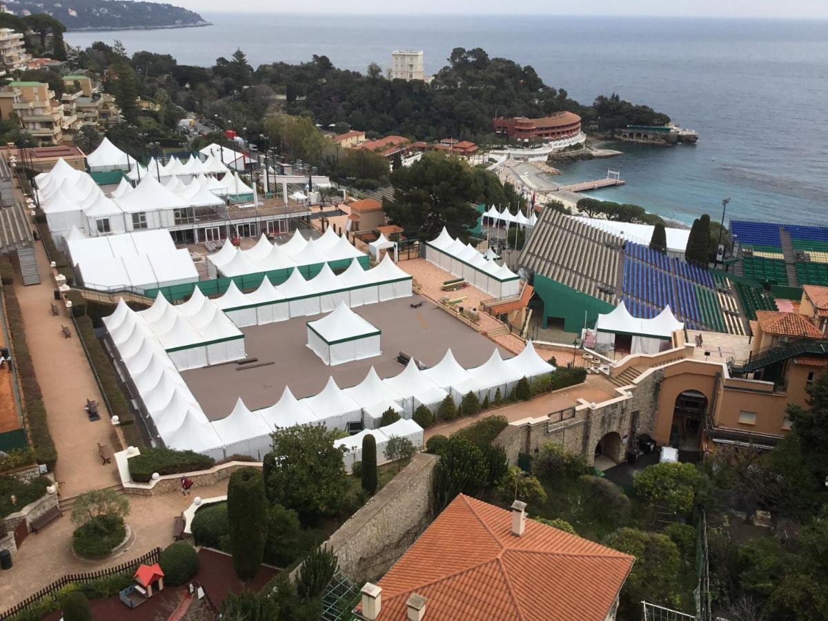 Fabulous !!Apartment A Front Of Legendary Monte Carlo Beach And Tennis Club ! 로퀴에브륀캡마르탱 외부 사진